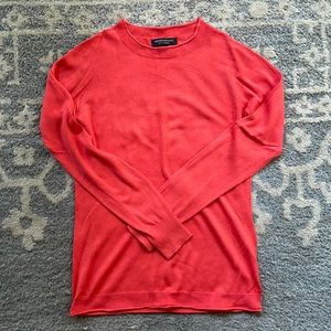 Beautiful coral Banana Republic silk cashmere sweater size XS